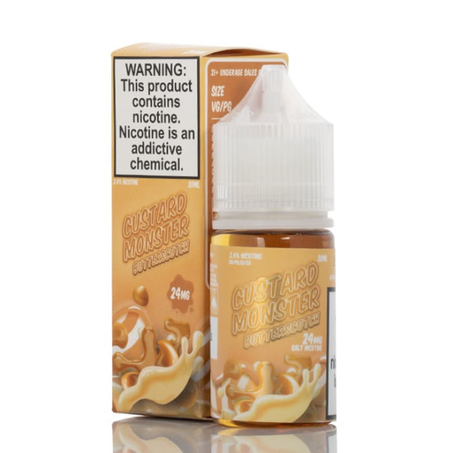 Custard Monster | Butterscotch 30mL | Juice Salt Nic Monster Vape Labs - 1