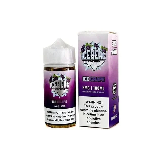 Iceberg Vapors | Ice Grape 100mL | Juice FreeBase Iceberg Vapors - 1