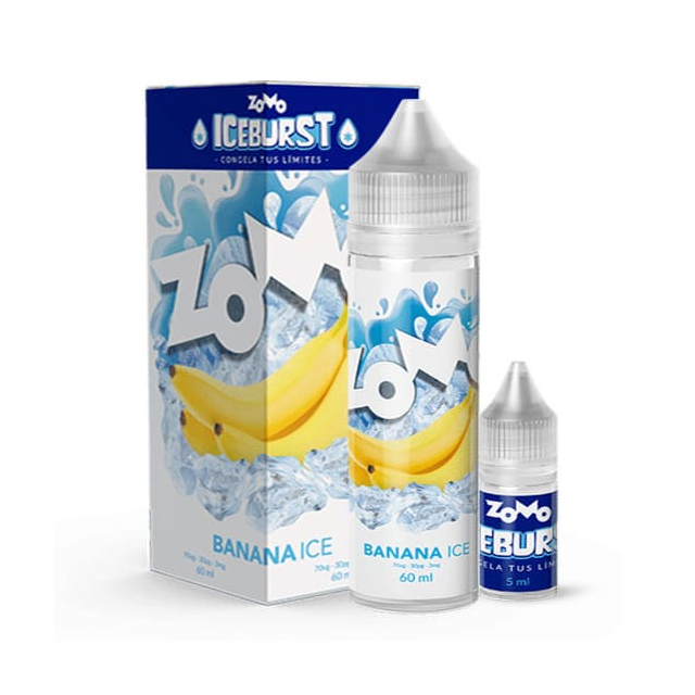 Zomo Vape | Iceburst Banana Ice | Juice Free Base Zomo Vape - 2