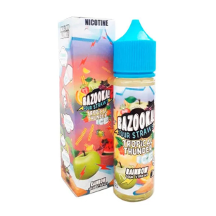 Bazooka | Sour Straws Tropical Thunder Rainbow Ice 60mL | Juice FreeBase Bazooka - 1