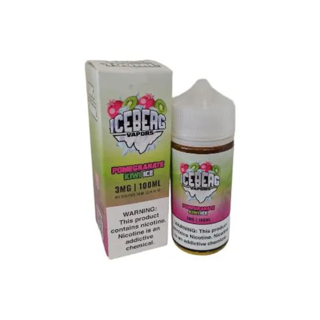 Iceberg Vapors | Pomegranate Kiwi Ice 100mL | Juice FreeBase Iceberg Vapors - 1