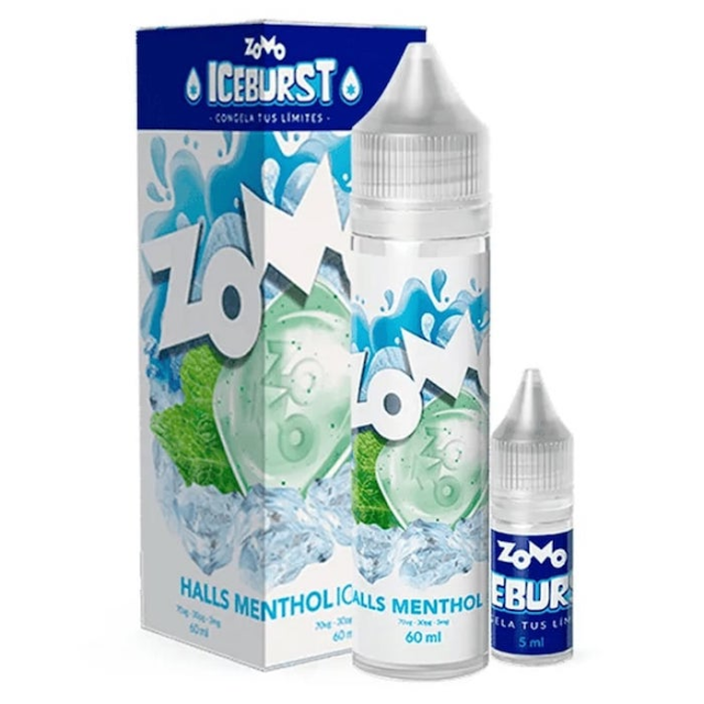 Zomo Iceburst | Halls Menthol Ice | Juice Free Base Zomo Vape - 1