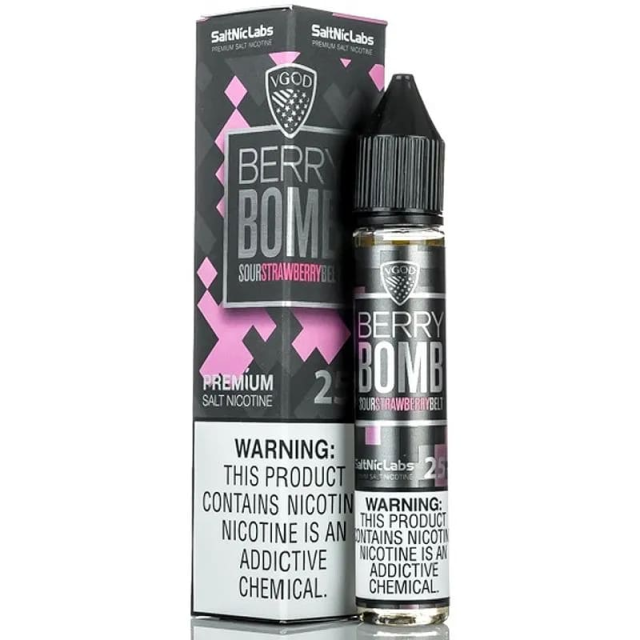 Vgod E-liquids | Berry Bomb Iced 30mL | Juice Salt Nic VGod - 1