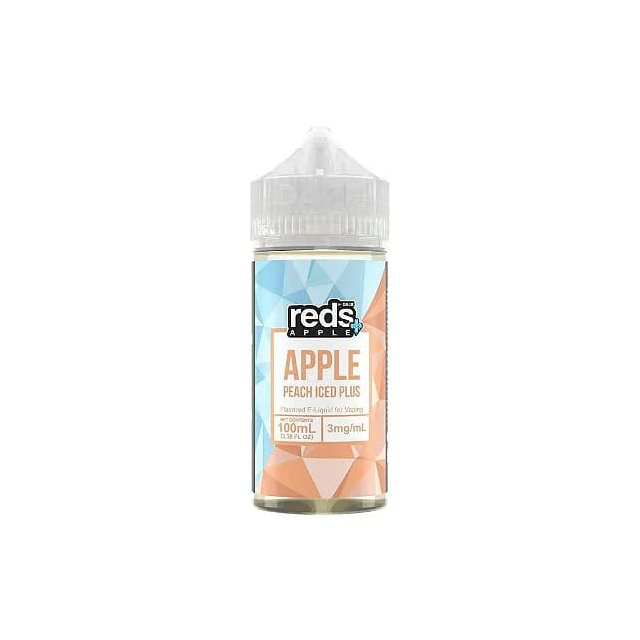 7 Daze Reds | Apple Peach Iced Plus 100mL | Juice Free Base 7 Daze E-Liquid - 1