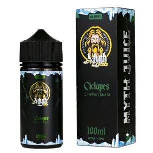 Myth Juice | Ciclopes Strawberry Kiwi Ice 100mL Free Base Myth Juices - 1