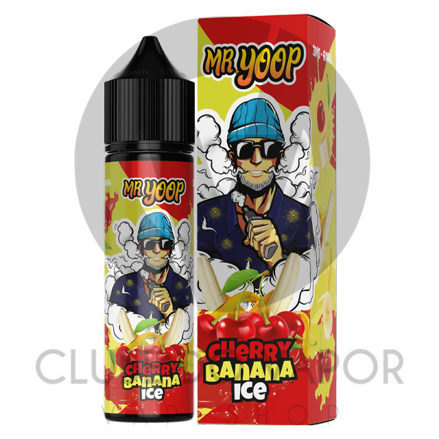 Juice Mr Yoop Fusion | Cherry Banana Ice 60mL Free Base Mr Yoop Eliquids - 1