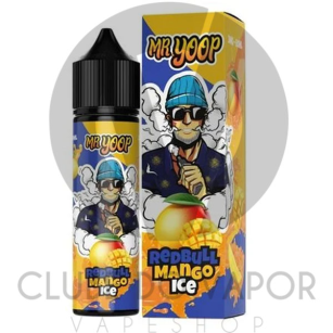 Juice Mr Yoop Fusion | RedBull Mango Ice 60mL Free Base Mr Yoop Eliquids - 1