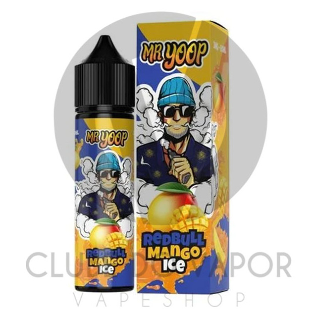 Juice Mr Yoop Fusion | RedBull Mango Ice 60mL Free Base Mr Yoop Eliquids - 1