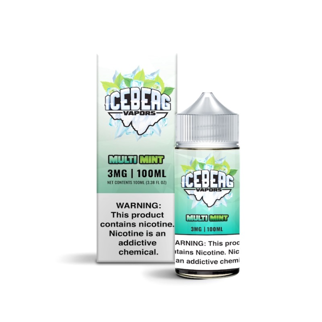 Iceberg Vapors | Multi Mint 100mL | Juice FreeBase Iceberg Vapors - 1