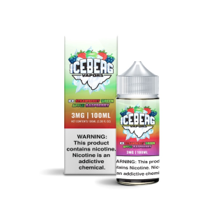 Iceberg Vapors | Ice Strawberry Green Apple Raspberry 100mL | Juice FreeBase Iceberg Vapors - 1