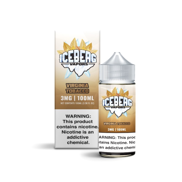 Juice Iceberg | Virgnia Tobacco | Free Base Iceberg Vapors - 1