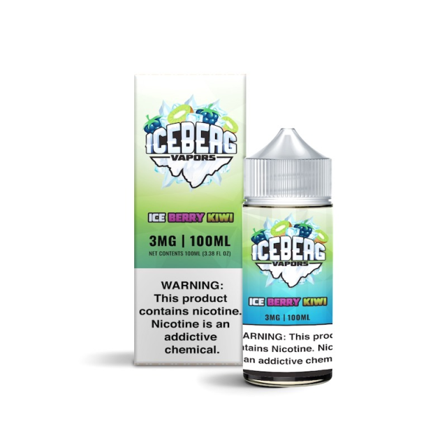 Iceberg Vapors | Ice Berry Kiwi 100mL | Juice FreeBase Iceberg Vapors - 1