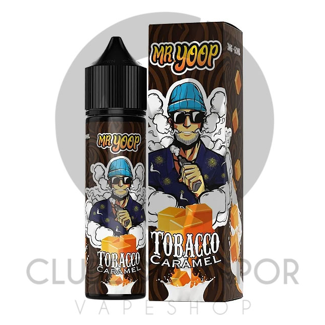 Juice Mr Yoop | Tobacco Caramel 60mL | FreeBase Mr Yoop Eliquids - 1