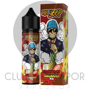 Juice Mr Yoop Fusion | Strawberry Coconut Pineapple Ice FreeBase Mr Yoop Eliquids - 1