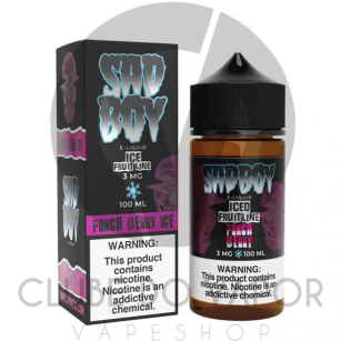 Juice SadBoy Fruit Line | Punch Berry Ice 100mL Free Base SadBoy E-liquid - 1