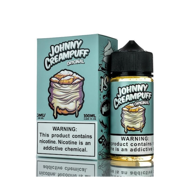 Juice Johnny Creampuff | Original 100mL Free Base Johnny Creampuff Ejuice - 1