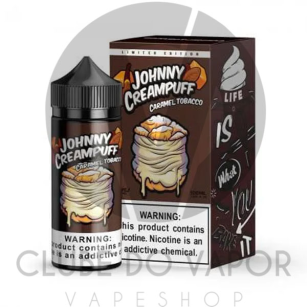 Juice Johnny Creampuff | Caramel Tobacco 100mL Free Base Johnny Creampuff Ejuice - 1