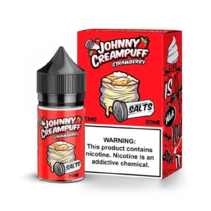 Juice Johnny Creampuff | Strawberry 30mL Salt Nic Johnny Creampuff Ejuice - 1