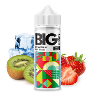 Juice Big Tasty | Strawberry Kiwi Blast 120mL FreeBase Big Tasty E-liquid - 1