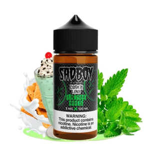 Juice SadBoy Cookie Line | Shamrock Cookie 100mL Free Base SadBoy E-liquid - 1