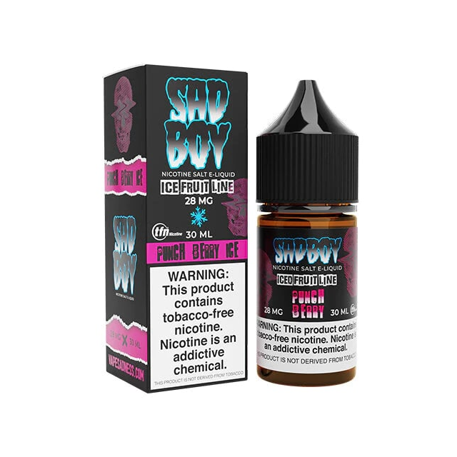 Juice SadBoy Salt Iced Fruit Line | Punch Berry Ice 30mL SadBoy E-liquid - 1