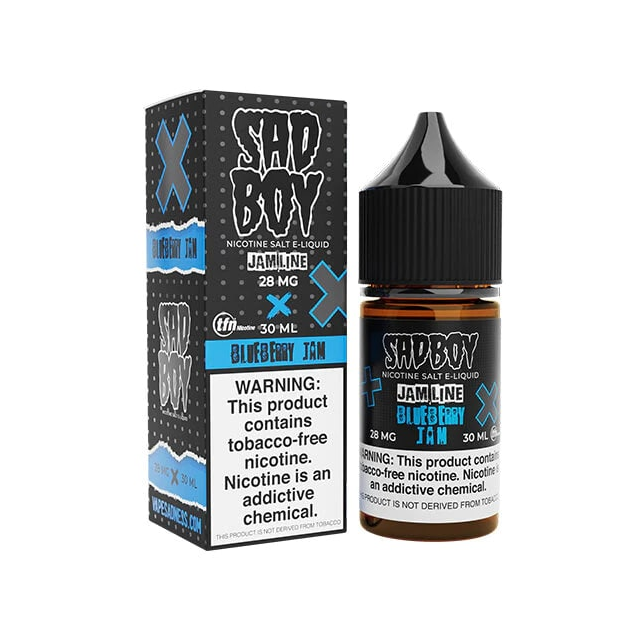 Juice SadBoy Salt E-liquid | Jam Line Blueberry 30mL SadBoy E-liquid - 1