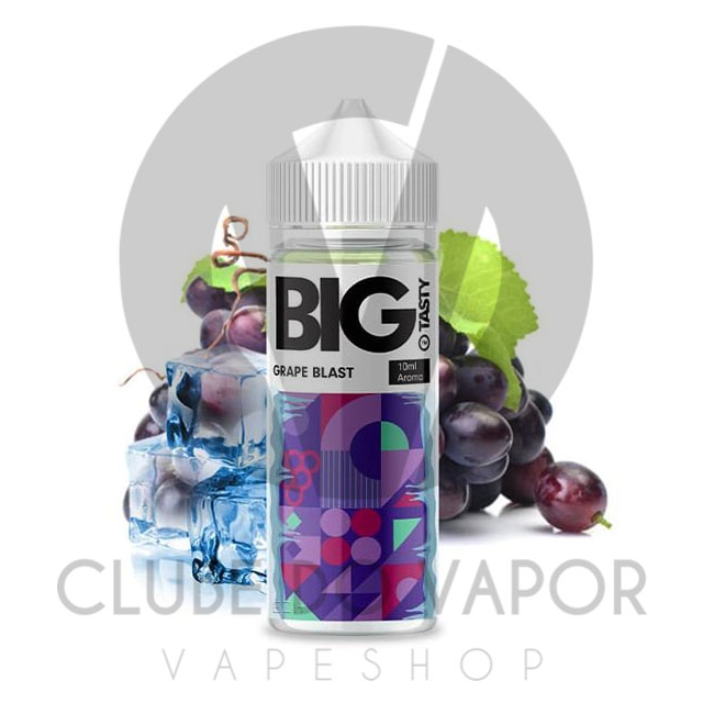 Juice The Big Tasty | Grape Blast 120mL Free Base Big Tasty E-liquid - 1