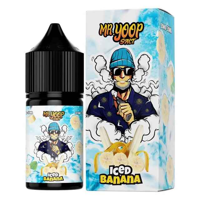 Juice Mr Yoop Salt | Iced Banana 30mL Mr Yoop Eliquids - 1