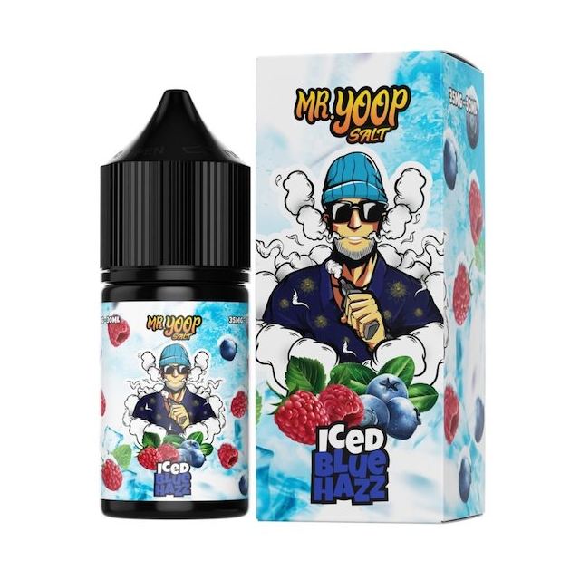 Juice Mr Yoop Salt | Iced Blue Hazz 30mL Mr Yoop Eliquids - 1