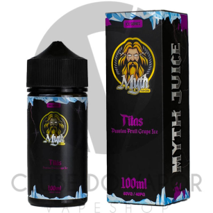 Juice Myth | Titas Passion Fruit Grape Ice 100mL Free Base Myth Juices - 1