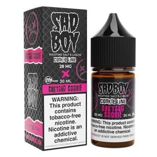 Juice SadBoy Salt | Cookie Line Custard Cookie 30mL SadBoy E-liquid - 1