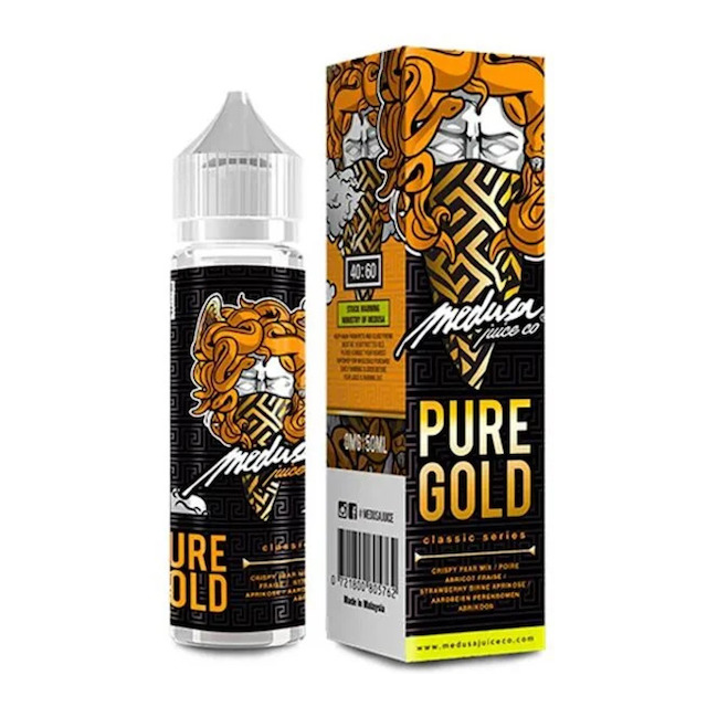 Juice Medusa Classic Series | Pure Gold 60mL Free Base Medusa Juice Co - 1