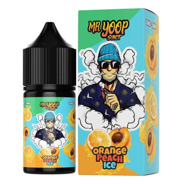 Juice Mr Yoop Salt | Fusion Orange Peach Ice 30mL Mr Yoop Eliquids - 1