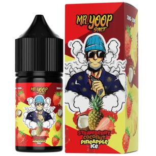 Juice Mr Yoop Salt | Fusion Strawberry Coconut Pineapple Ice Mr Yoop Eliquids - 1