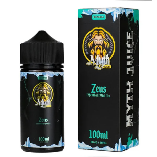 Juice Myth | Zeus Menthol Mint Ice100mL Free Base Myth Juices - 1