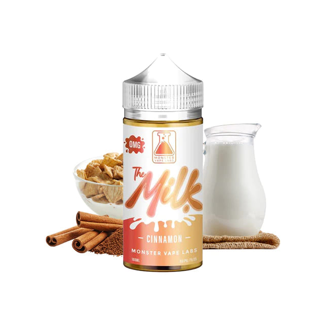 Juice Monster Vape Labs | The Milk Cinnamon 100mL Free Base Monster Vape Labs - 1