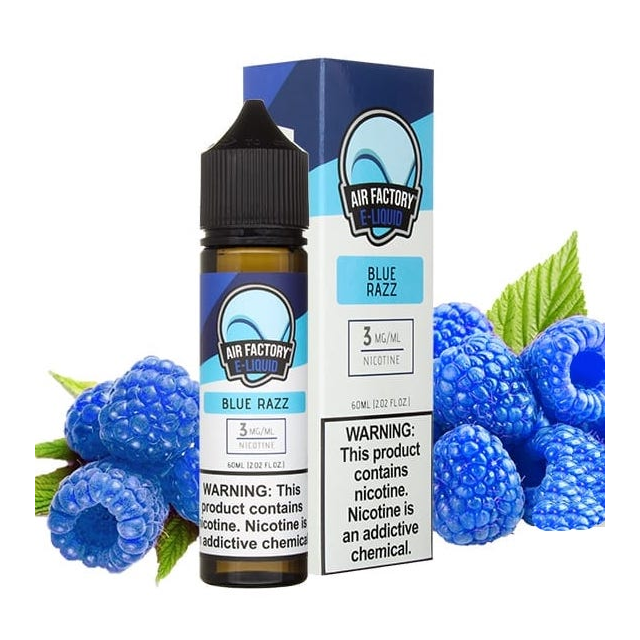 Juice Air Factory E-liquid | Blue Razz 60mL Free Base Air Factory eliquids - 1