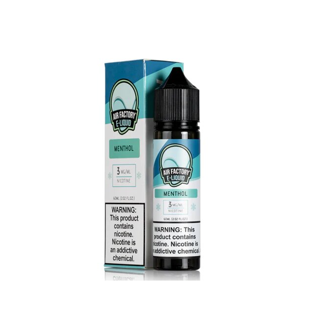 Juice Air Factory E-liquid | Menthol 60mL Free Base Air Factory eliquids - 1