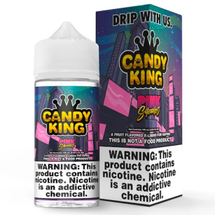 Juice Candy King | Pink Squares 100ml Free Base Candy King E-liquid - 1