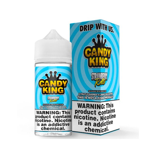 Juice Candy King | Strawberry Rolls 100ml Free Base Candy King E-liquid - 1