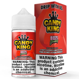 Juice Candy King | Belts Strawberry 100ml Free Base Candy King E-liquid - 1