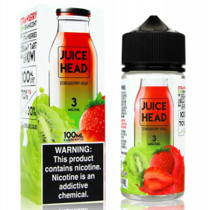 Juice Head E-liquids | Strawberry Kiwi 100ml Free Base Juice Head E-liquids - 2