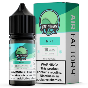 Juice Air Factory E-liquids | Mint 30mL Salt Nic Juice Head E-liquids - 1