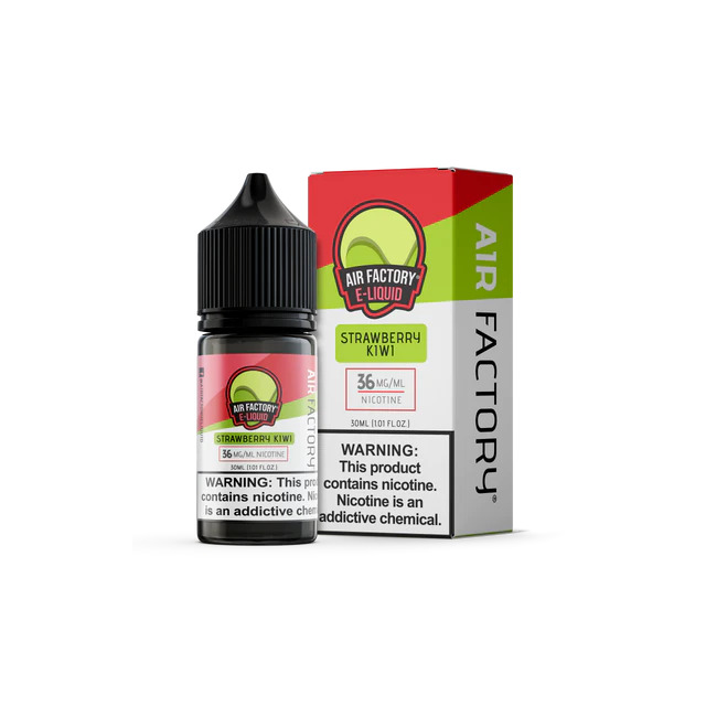 Juice Air Factory E-liquids | Strawberry Kiwi 30mL Salt Nic Juice Head E-liquids - 1