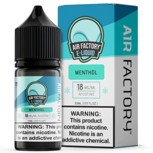 Juice Air Factory E-liquids | Menthol 30mL Salt Nic Air Factory eliquids - 1