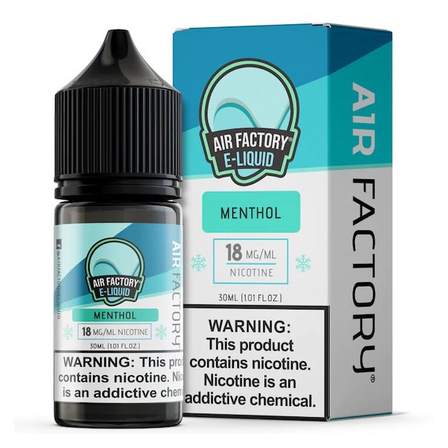 Juice Air Factory E-liquids | Menthol 30mL Salt Nic Air Factory eliquids - 1