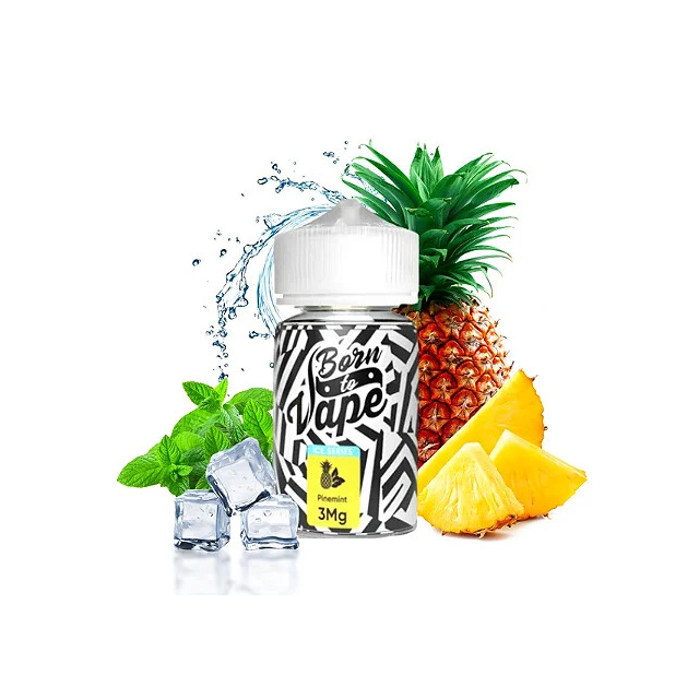 Juice Born To Vape (BTV) Free Base | Pinemint 60mL Born To Vape (BTV) E-liquids - 1