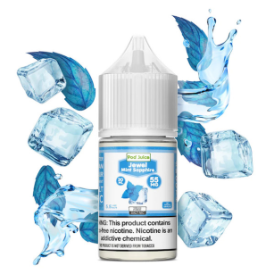 Líquido Nic Salt Pod Juice | Jewel Mint Sapphire 30mL Pod Juice 55 E-liquid - 1