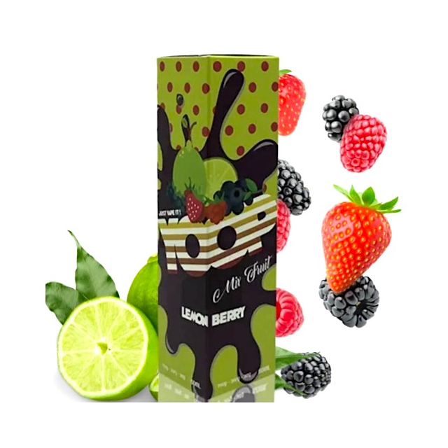 Juice Yoop Mix Fruit | Lemon Berry 60mL Free Base Mr Yoop Eliquids - 1