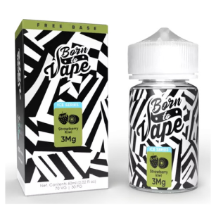 Juice Born To Vape (BTV) Free Base | Strawberry Kiwi Ice 60mL Born To Vape (BTV) E-liquids - 1